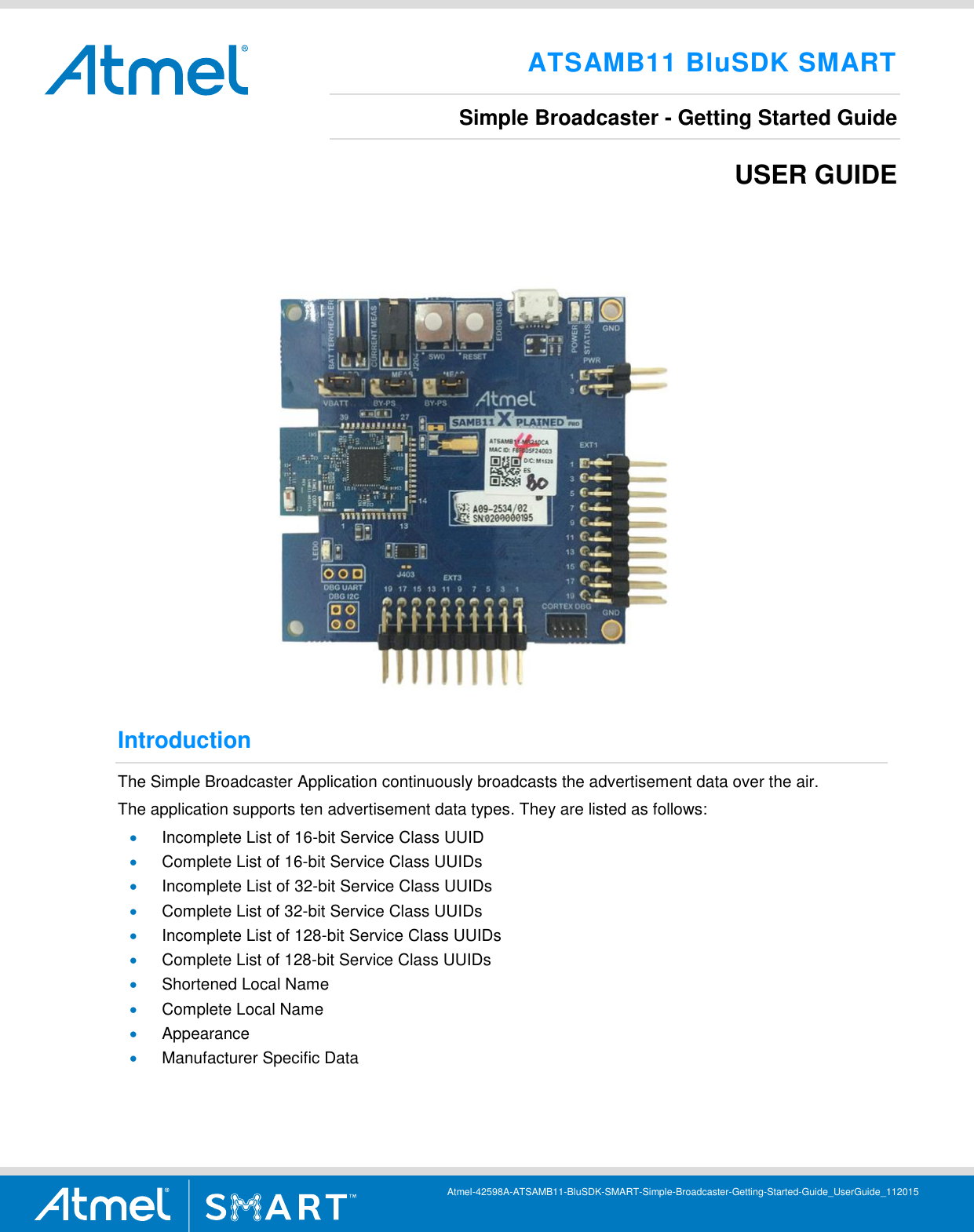Atmel Start User’S Guide – Microchip Studio for AVR® and SAM Devices ...