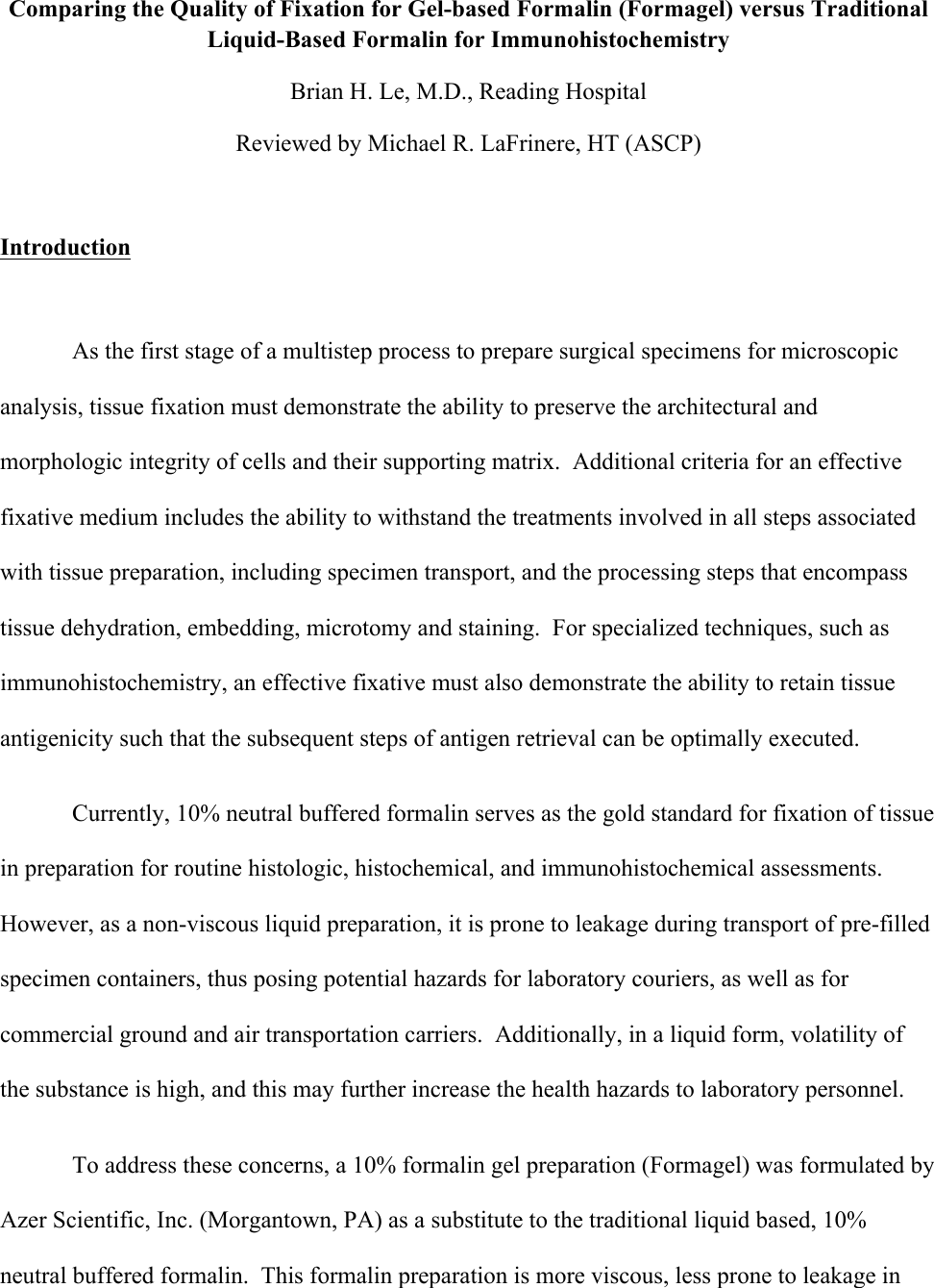 preparation of formalin