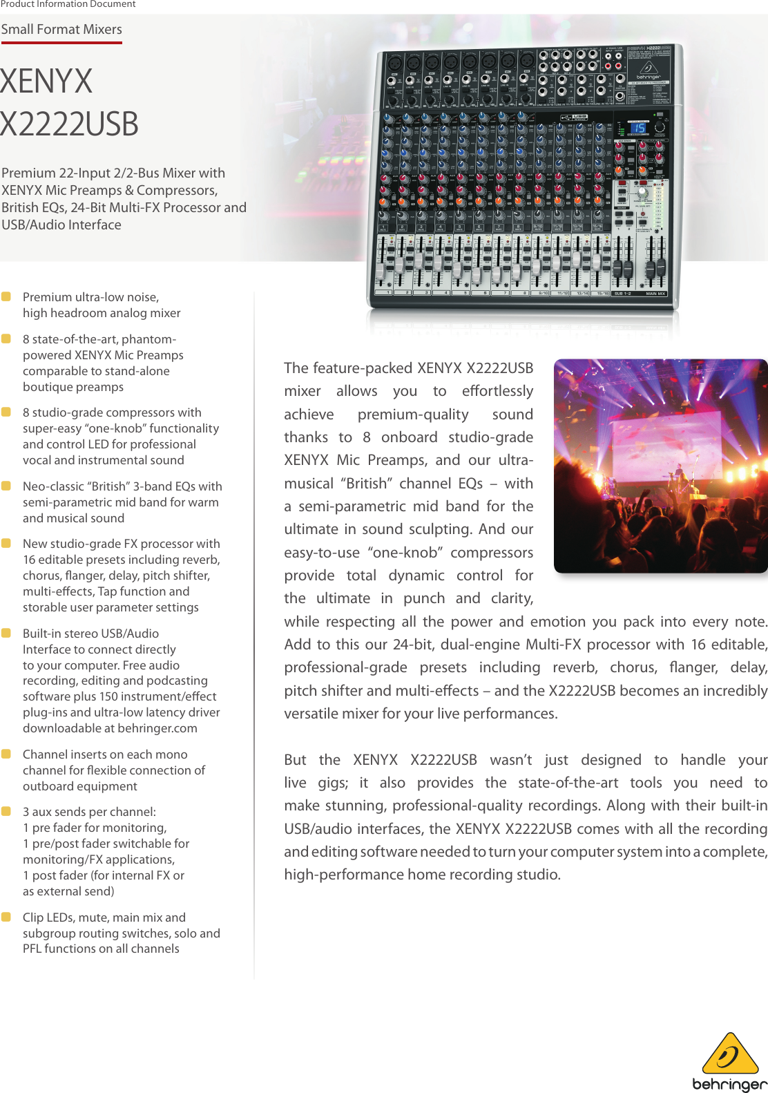 Behringer Xenyx X2222usb Mixer Manual | edu.svet.gob.gt