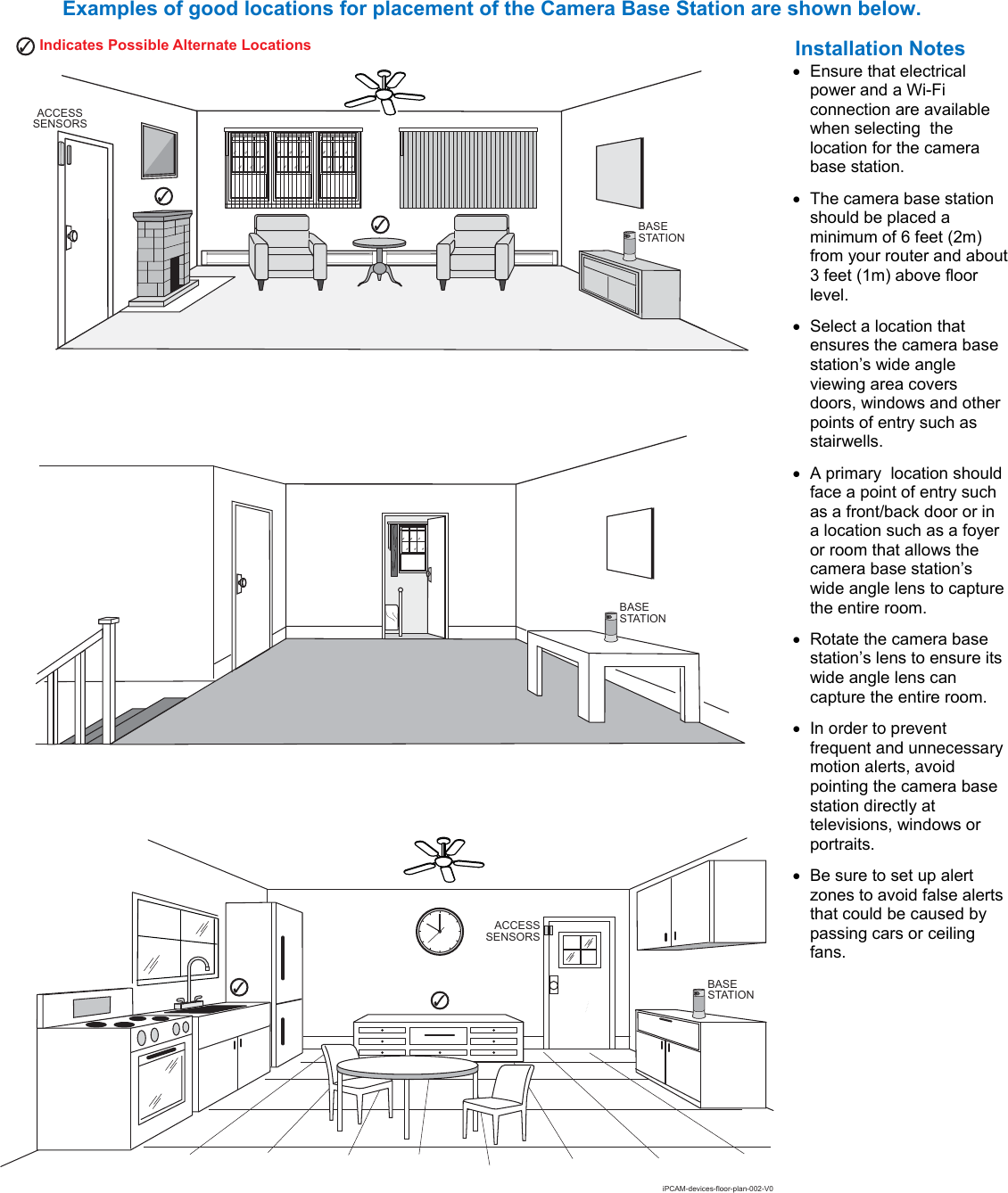 Page 1 of 2 - Wi-Fi Camera Placement Guide Base Station 322KB PDF (English) Base-Station-Placement-Guide