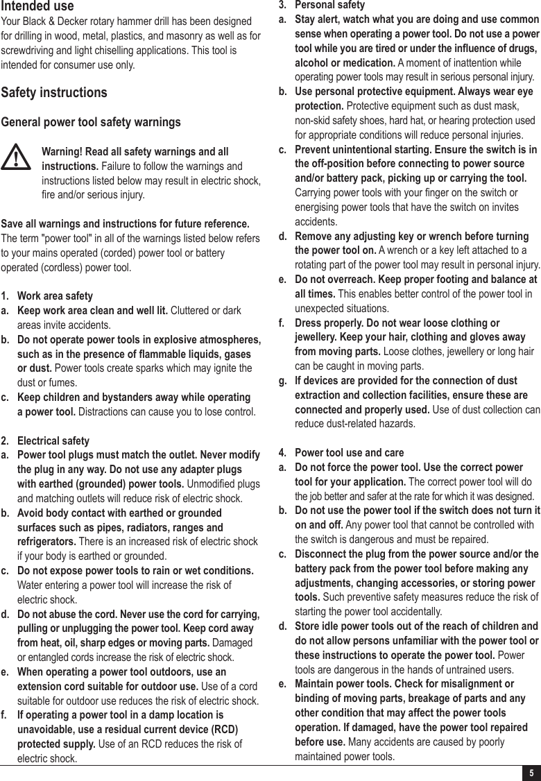 Page 5 of 12 - Black Decker KD 975 KA