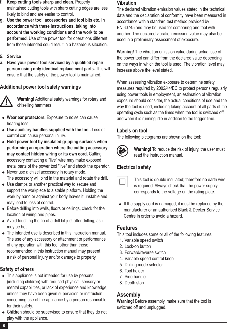 Page 6 of 12 - Black Decker KD 975 KA