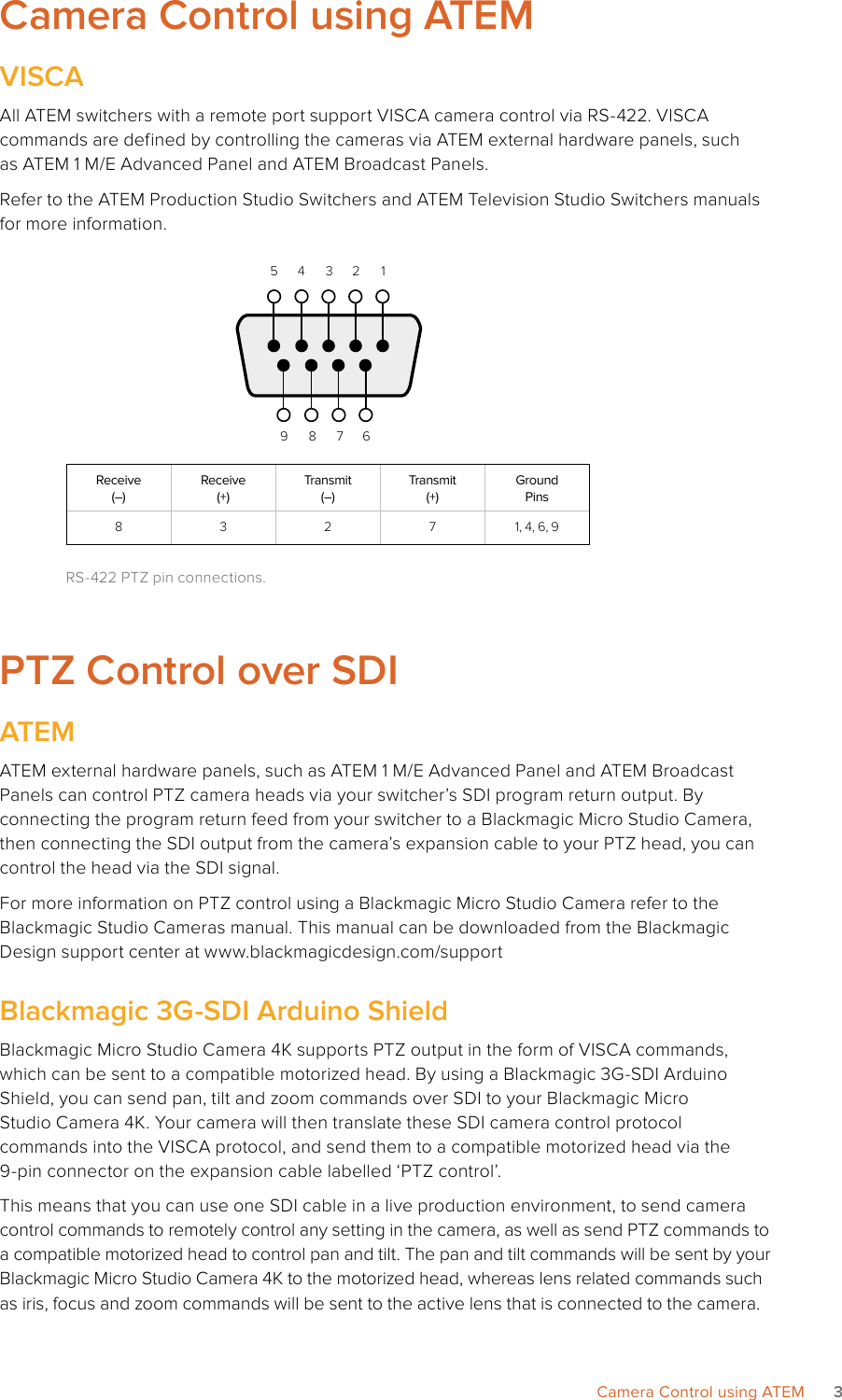 Page 3 of 7 - Blackmagic PTZControl
