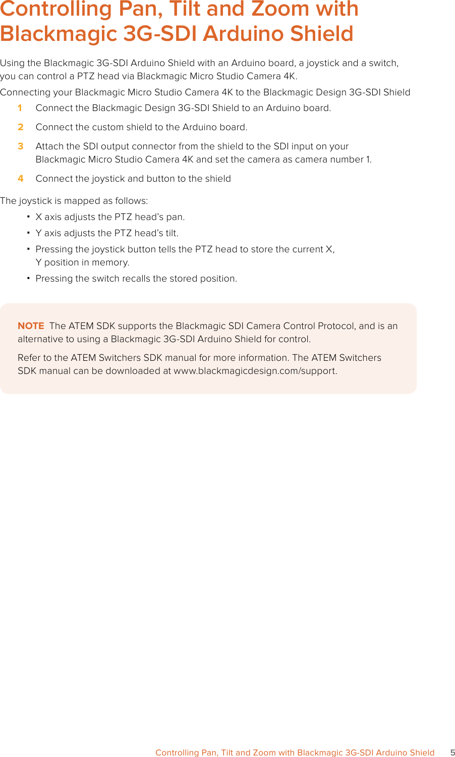 Page 5 of 7 - Blackmagic PTZControl