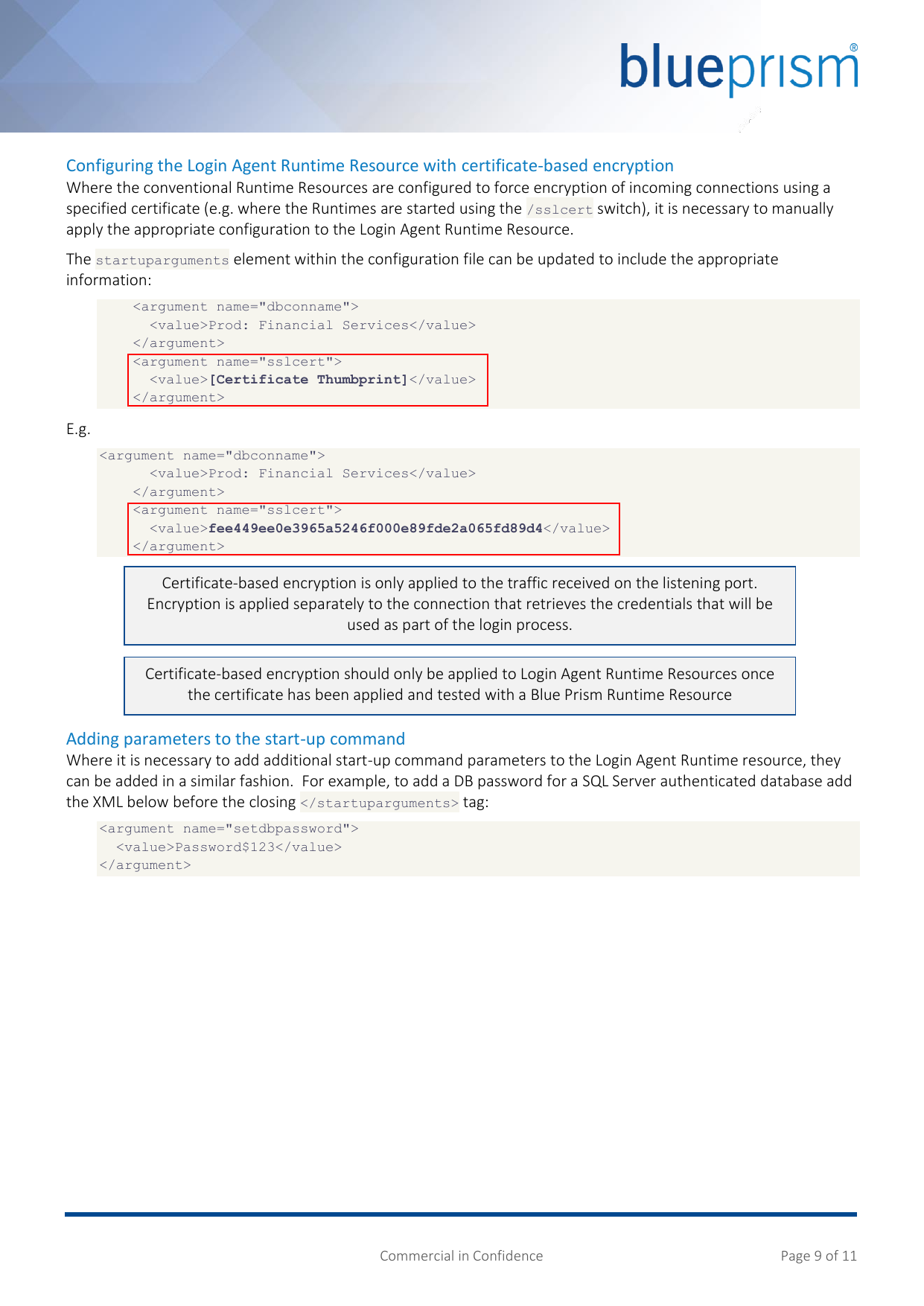 Page 9 of 11 - Login Agent Blue Prism User Guide