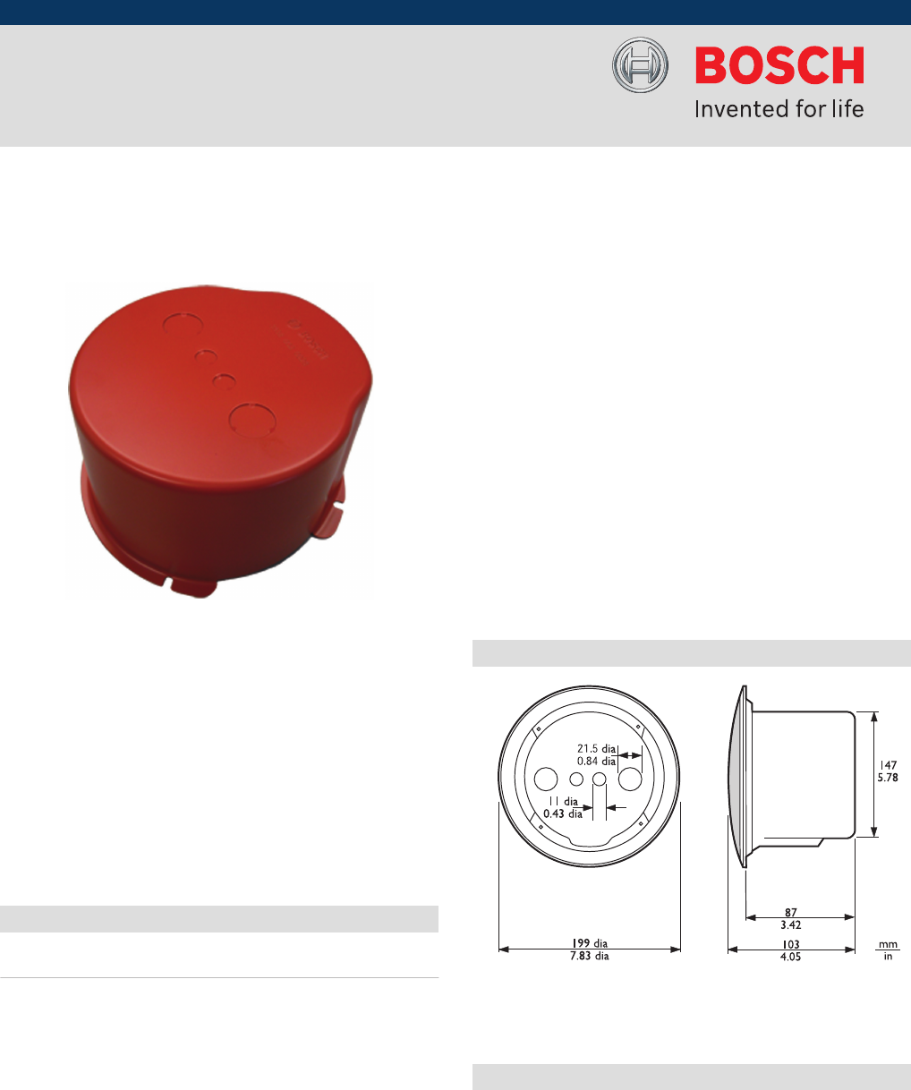 Boschlbc308001 Lbc 3080 01 Fire Dome User Manual