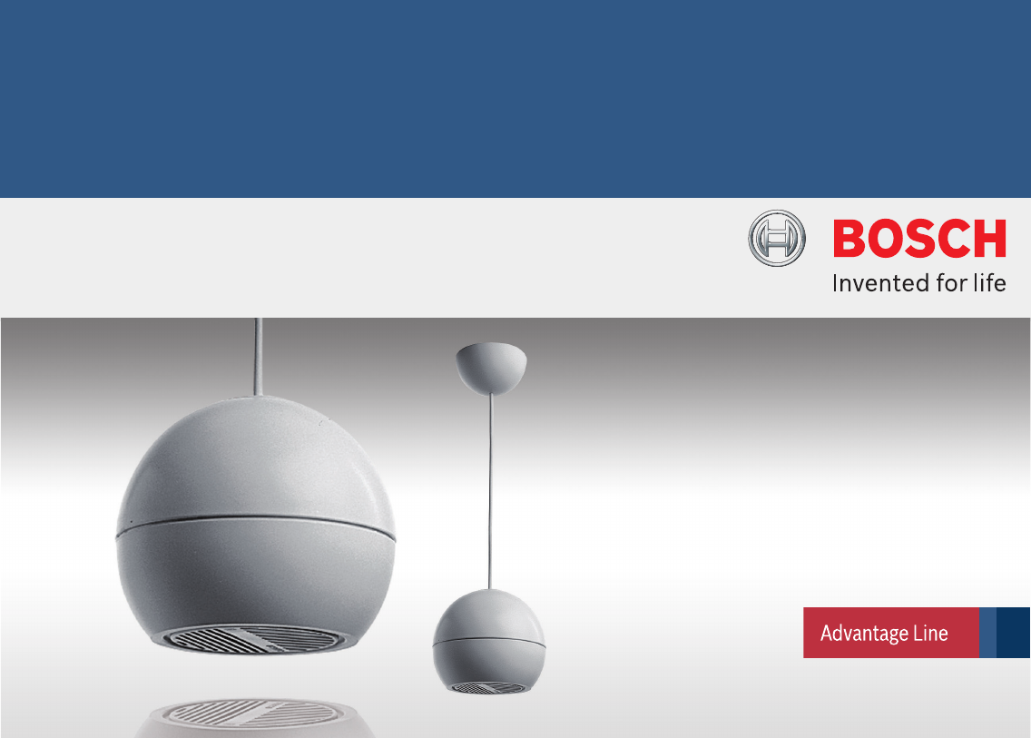 bosch pendant speaker