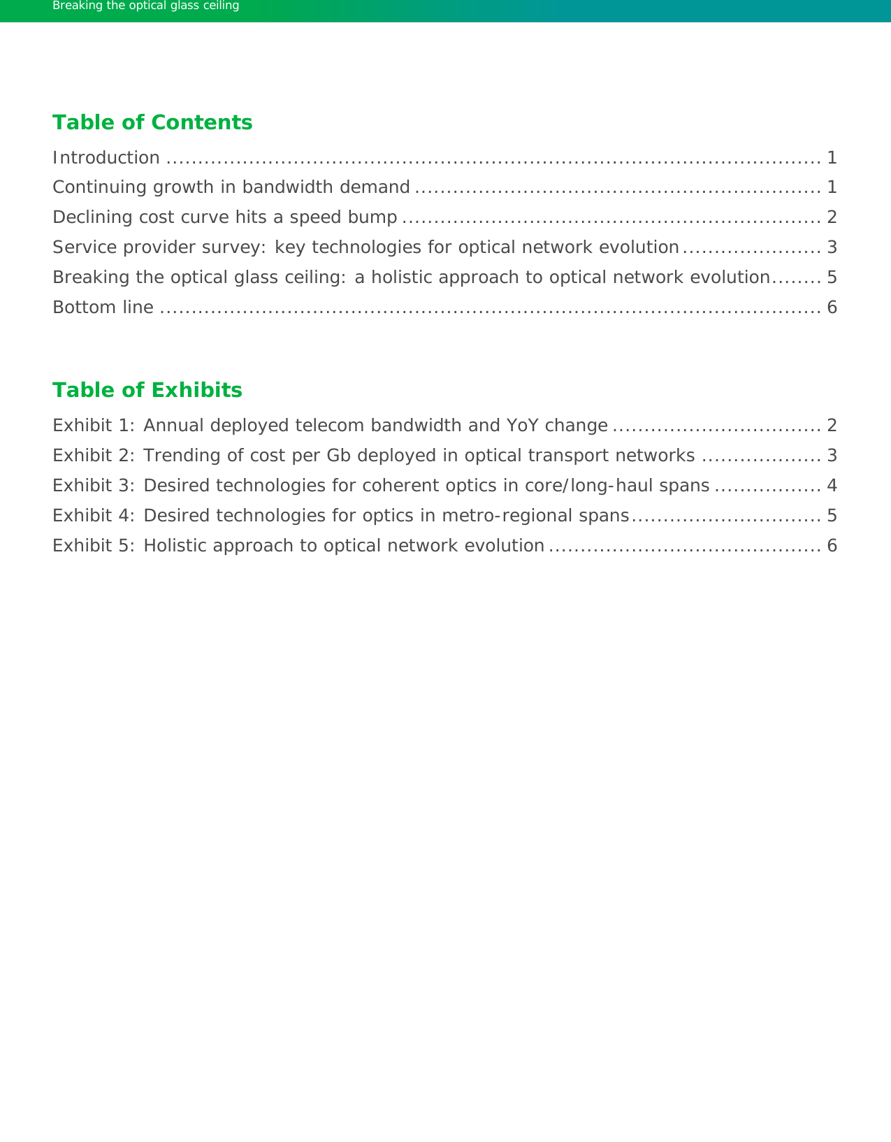 Service Proposal February 2012 V5x Breaking The Optical Glass Ceiling