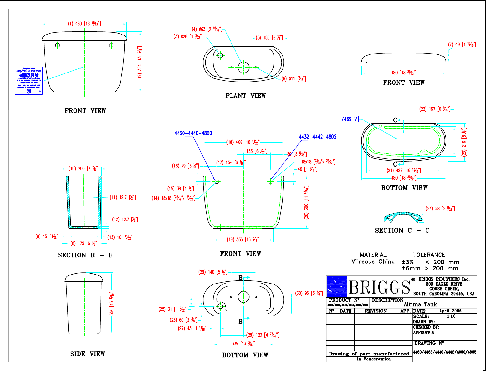 Page 2 of 2 - Abingdon 1.6 RF EL ADA  Briggs Toilets