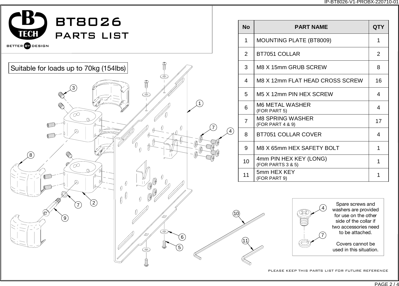 Page 2 of 4 - Btebt8026B BT8026 .dft User Manual
