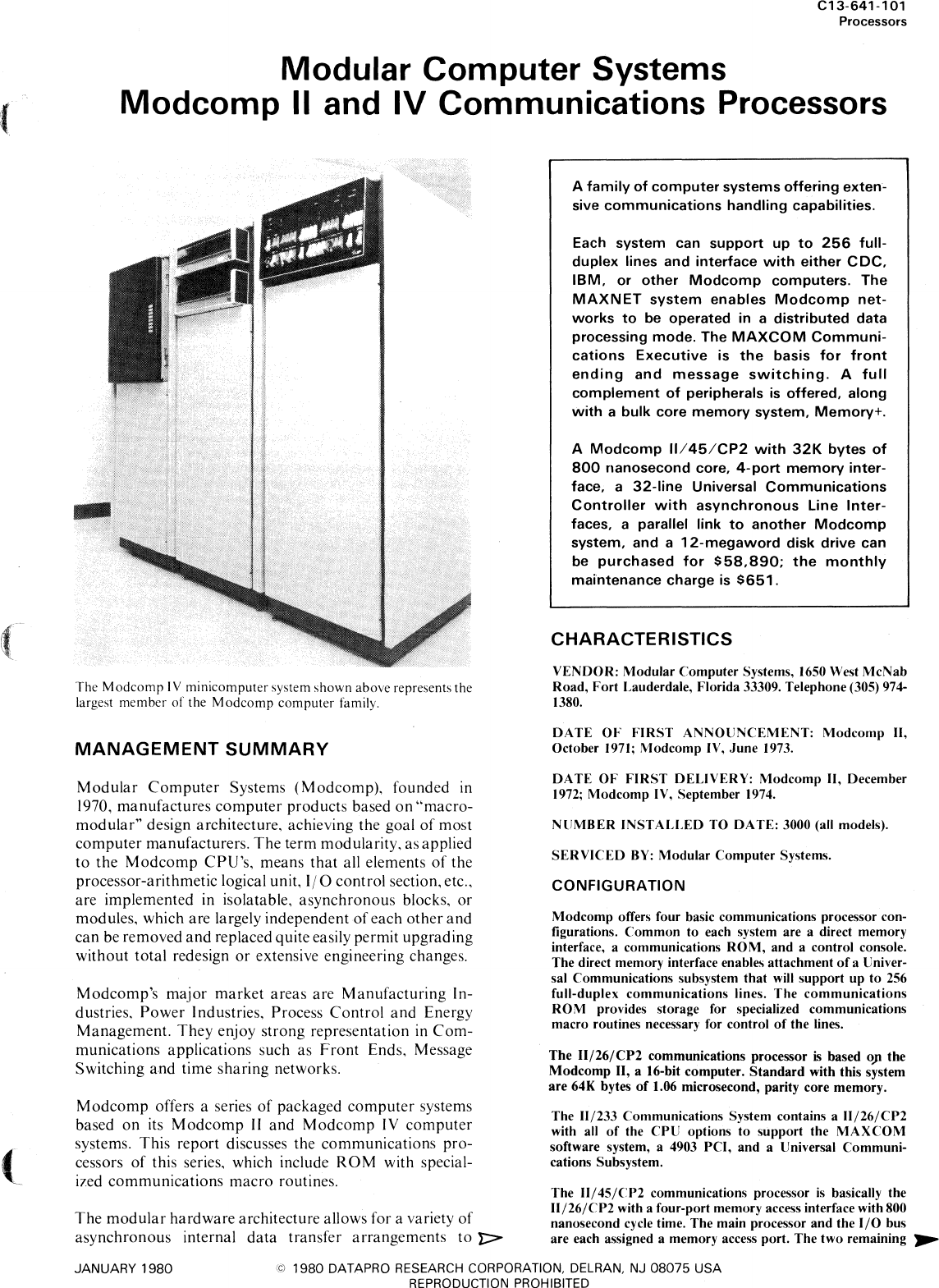 Page 1 of 10 - C13-641_Modcomp C13-641 Modcomp