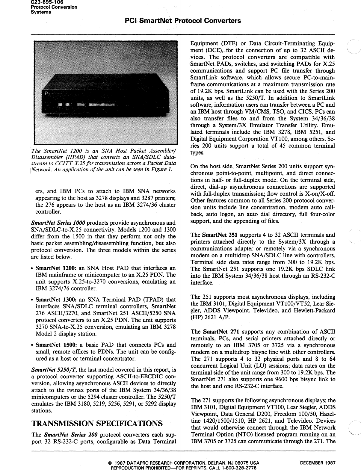 Page 10 of 12 - C23-695_PCI_Smart Net C23-695 PCI Smart