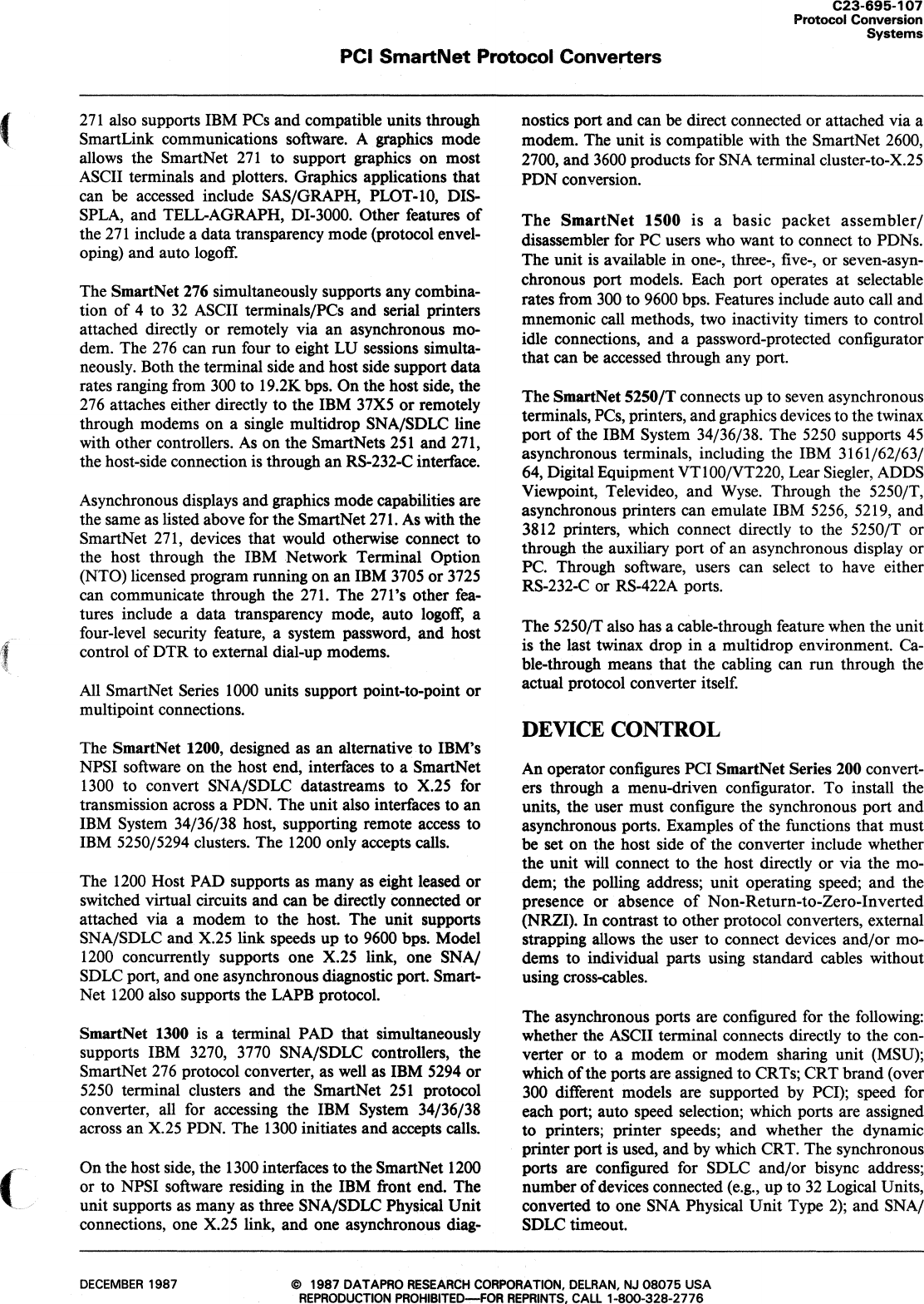 Page 11 of 12 - C23-695_PCI_Smart Net C23-695 PCI Smart