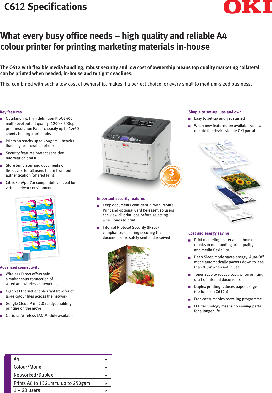 Page 1 of 2 - C612N User Manual