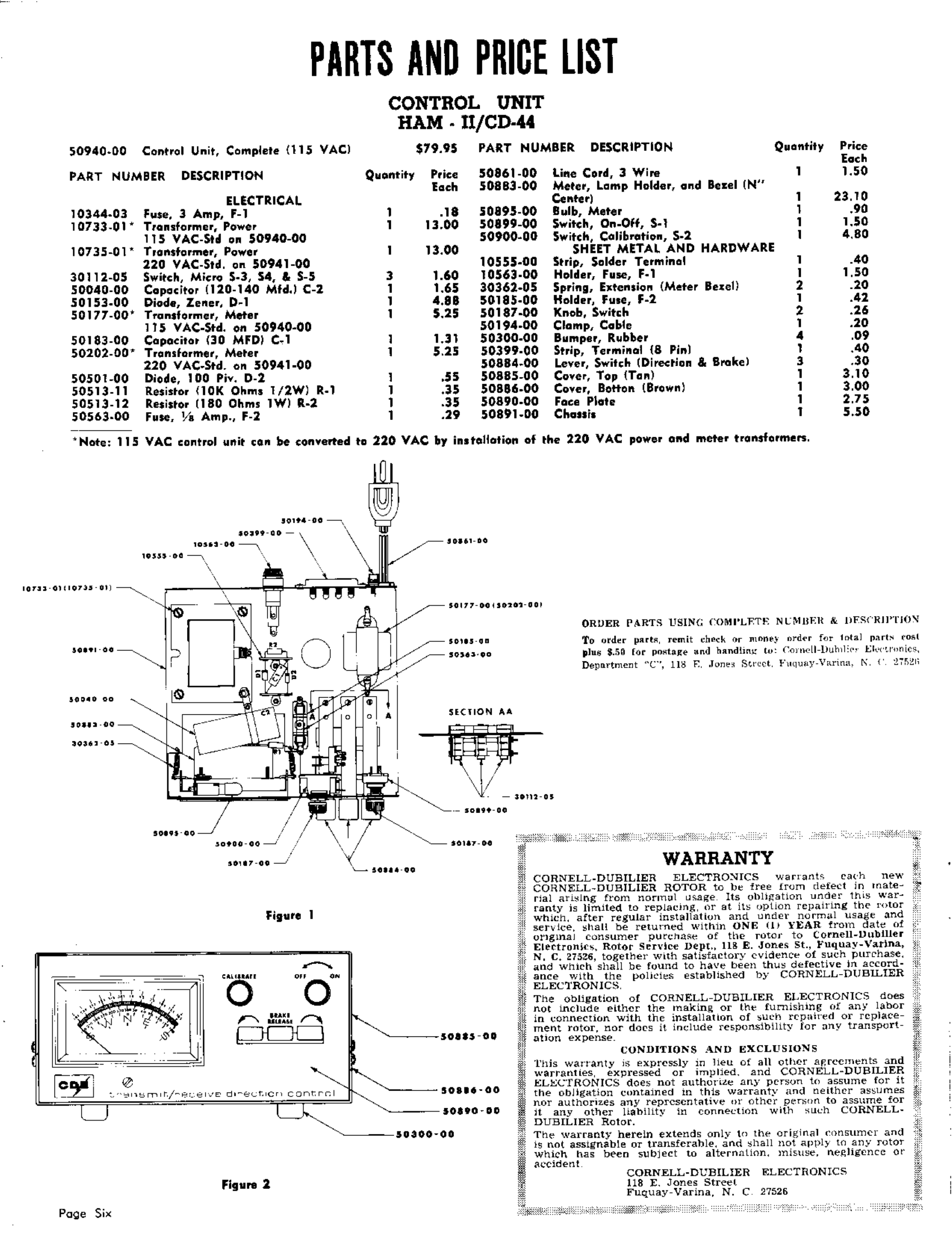 Page 6 of 8 - CDE - CD-44 Rotator CDE-CD-44-ROTATOR-User-Manual+sch CDE-CD-44-ROTATOR-User-Manual Sch