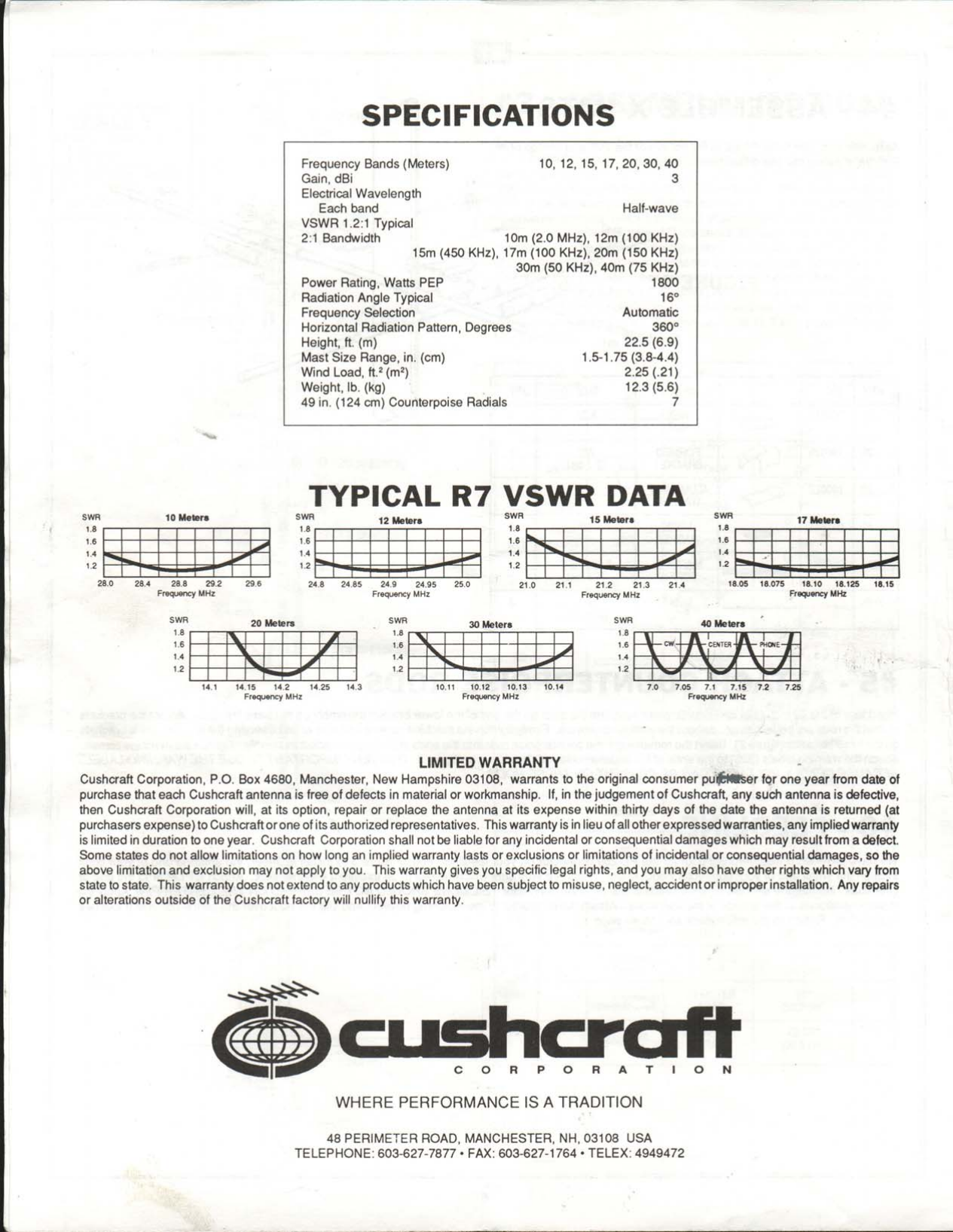 Page 8 of 8 - ACDSeeImprimer CUSHCRAFT--R7-User-manual