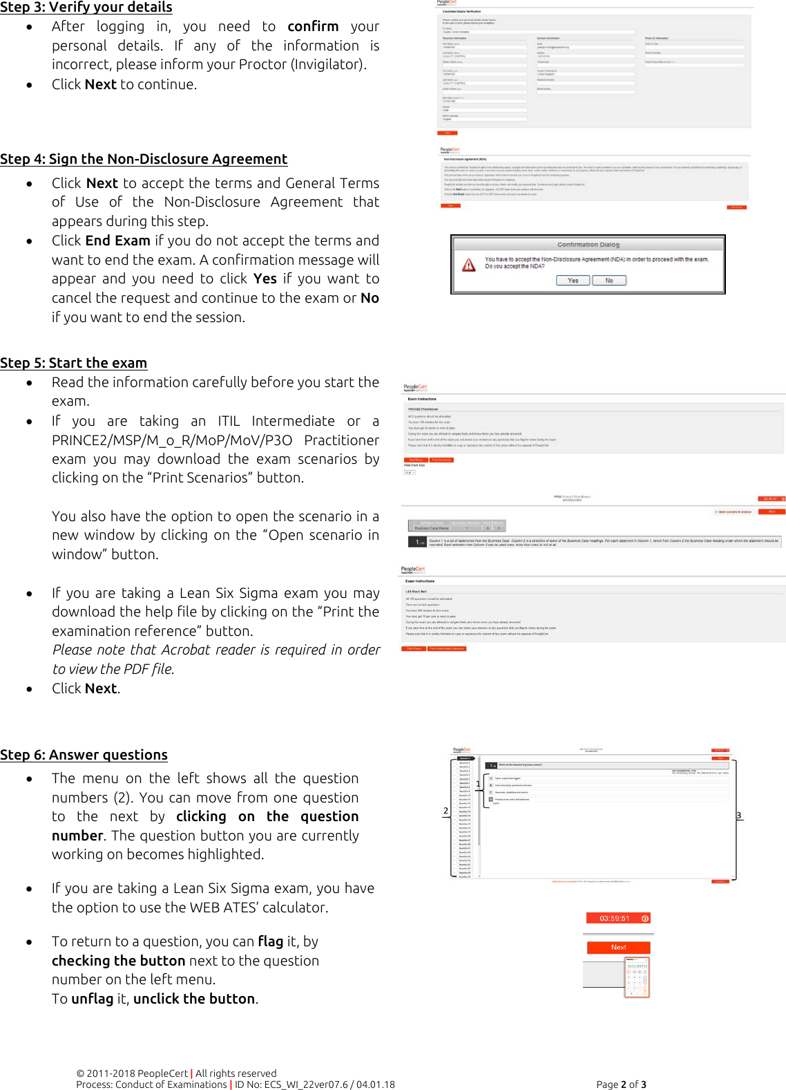 Page 2 of 3 - Candidate Instructions