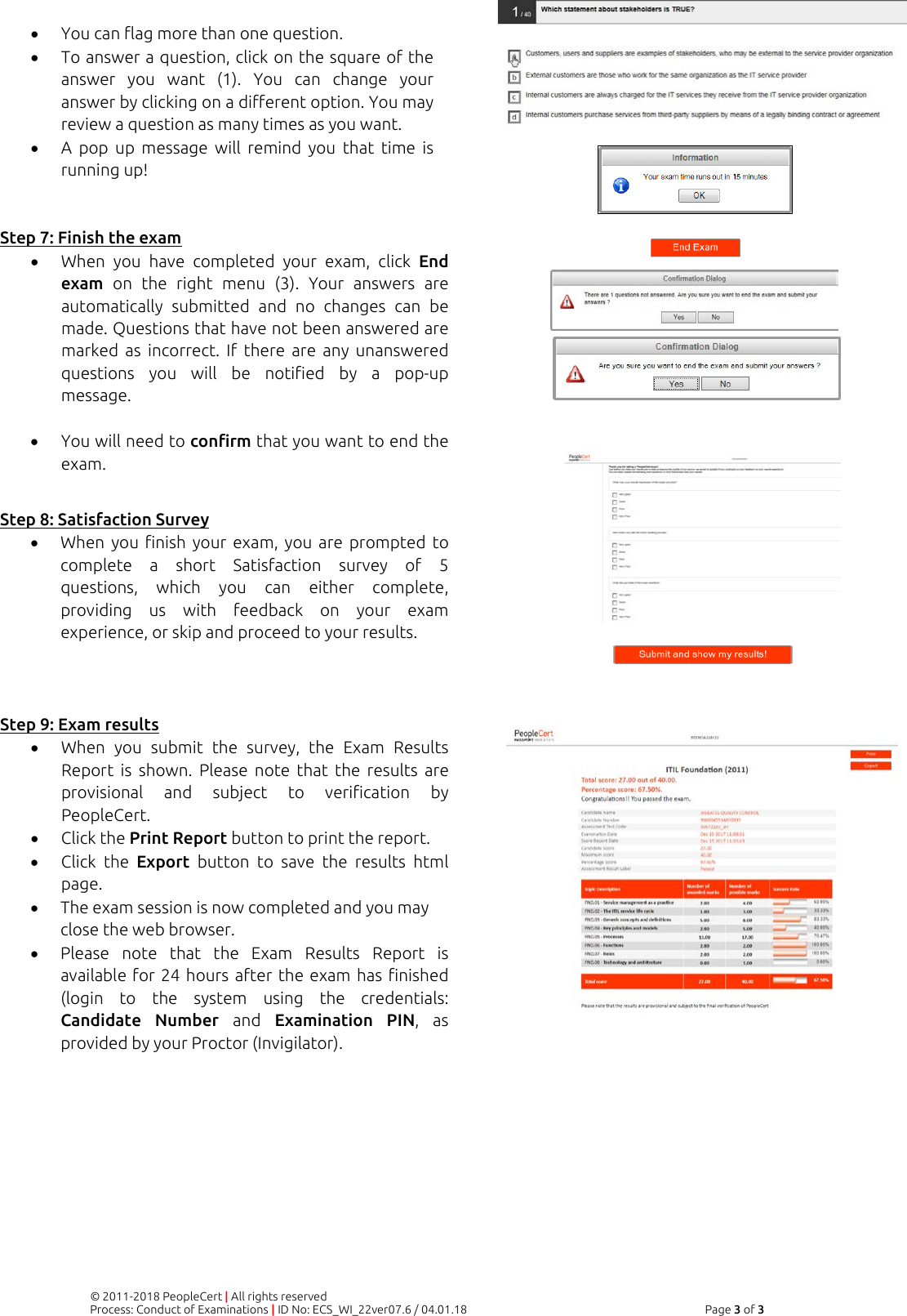 Page 3 of 3 - Candidate Instructions