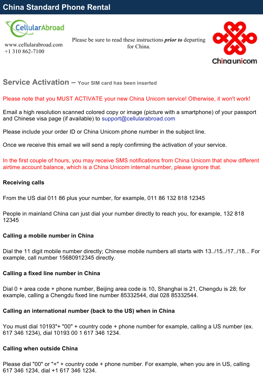 Page 1 of 4 - China Standard Phone Rentalx China-Hong-Kong-Standard-Rental