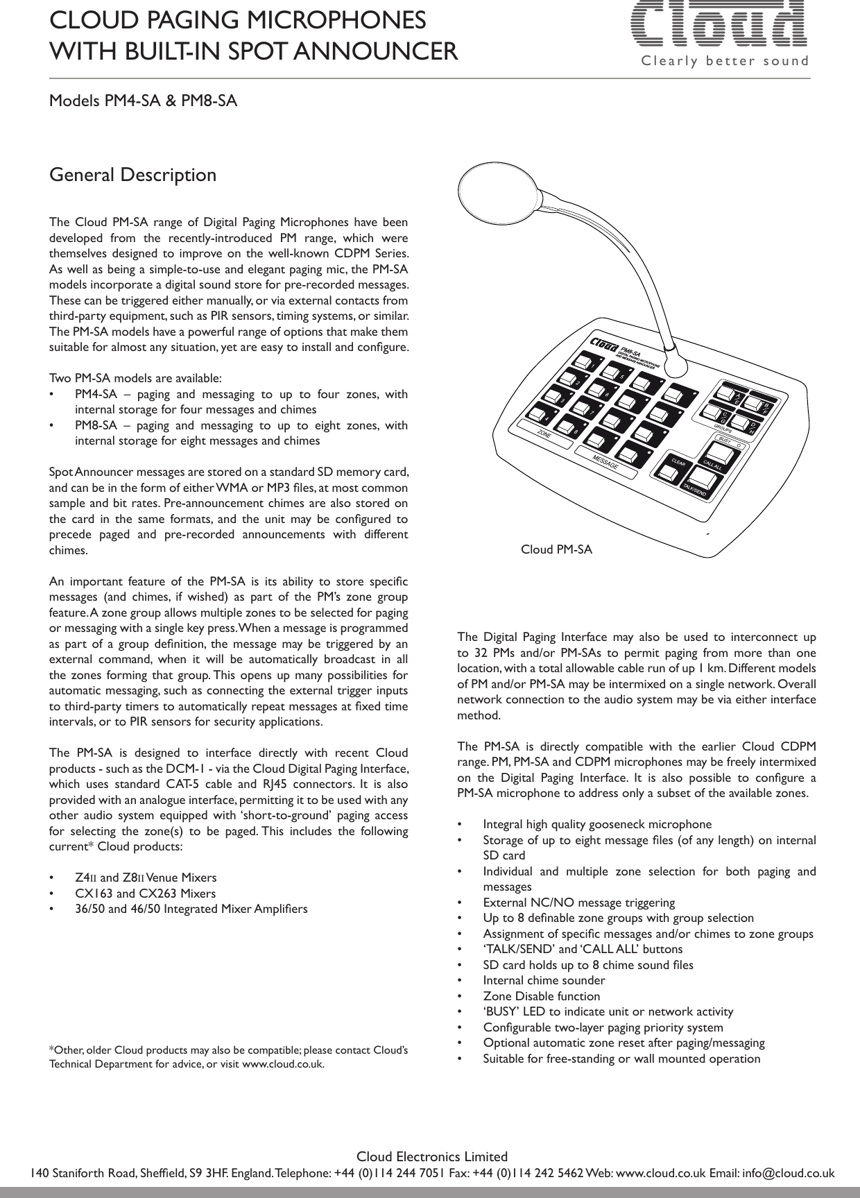 Page 1 of 5 - Cloudpm4Sa User Manual