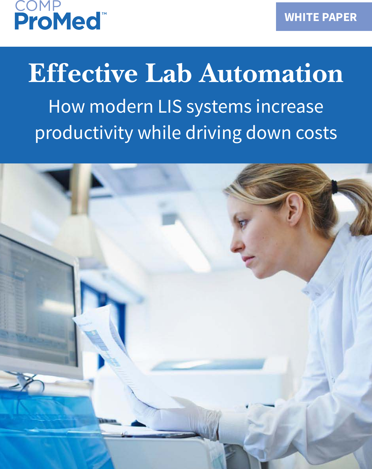 Page 1 of 7 - Effective Lab Automation White Paper  Comp-Pro-Med-Effective-Lab-Automation-White-Paper