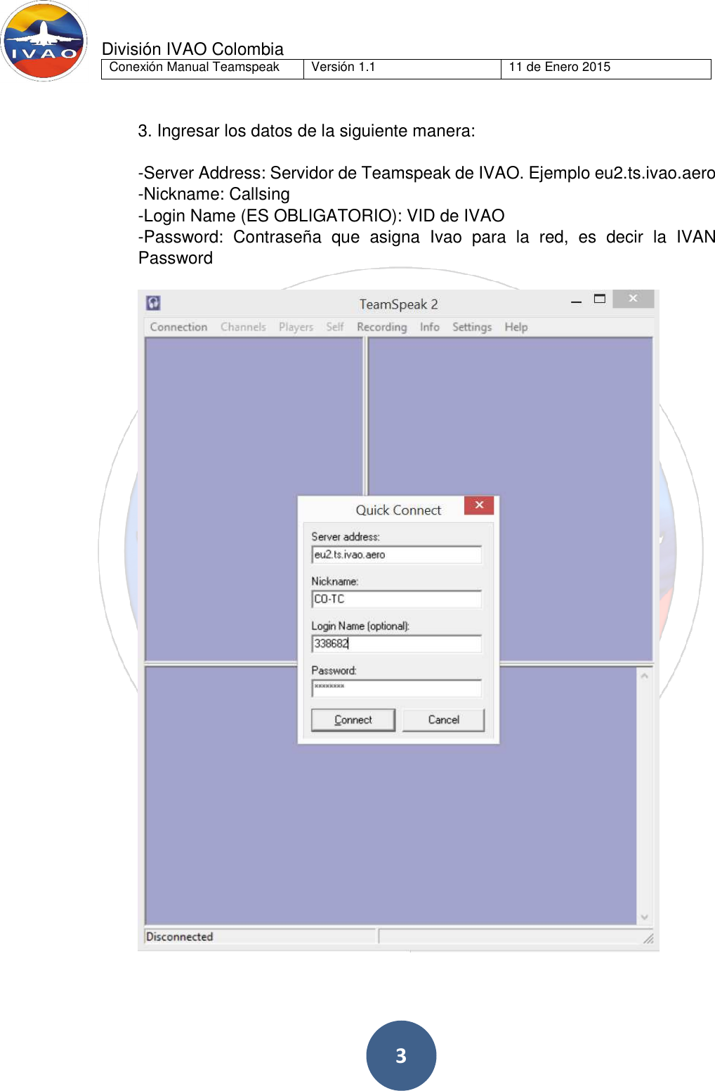 Page 3 of 3 - Conexion Teamspeak Manual Al Team Speak