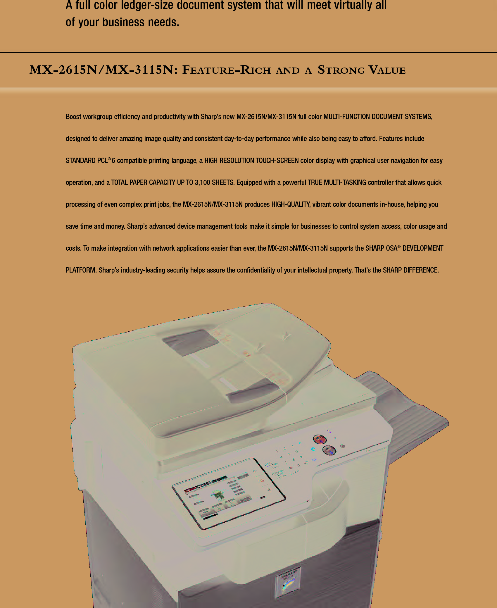 Page 2 of 8 - Cop Dow Mx2615N 3115N Bro 1 User Manual
