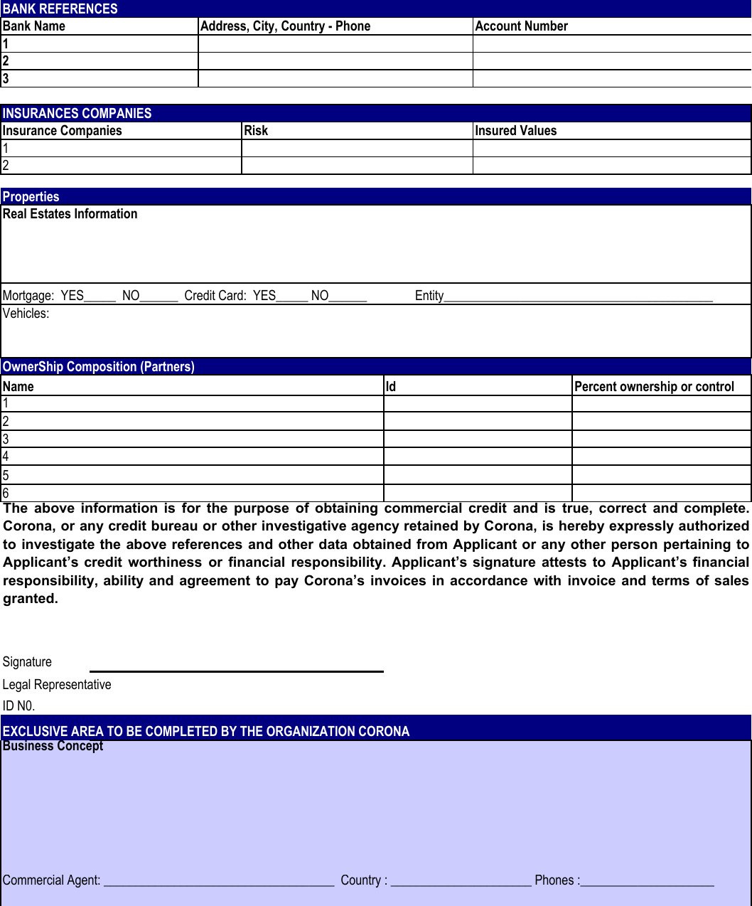 Page 2 of 2 - Credit Application Form Credit-application-form