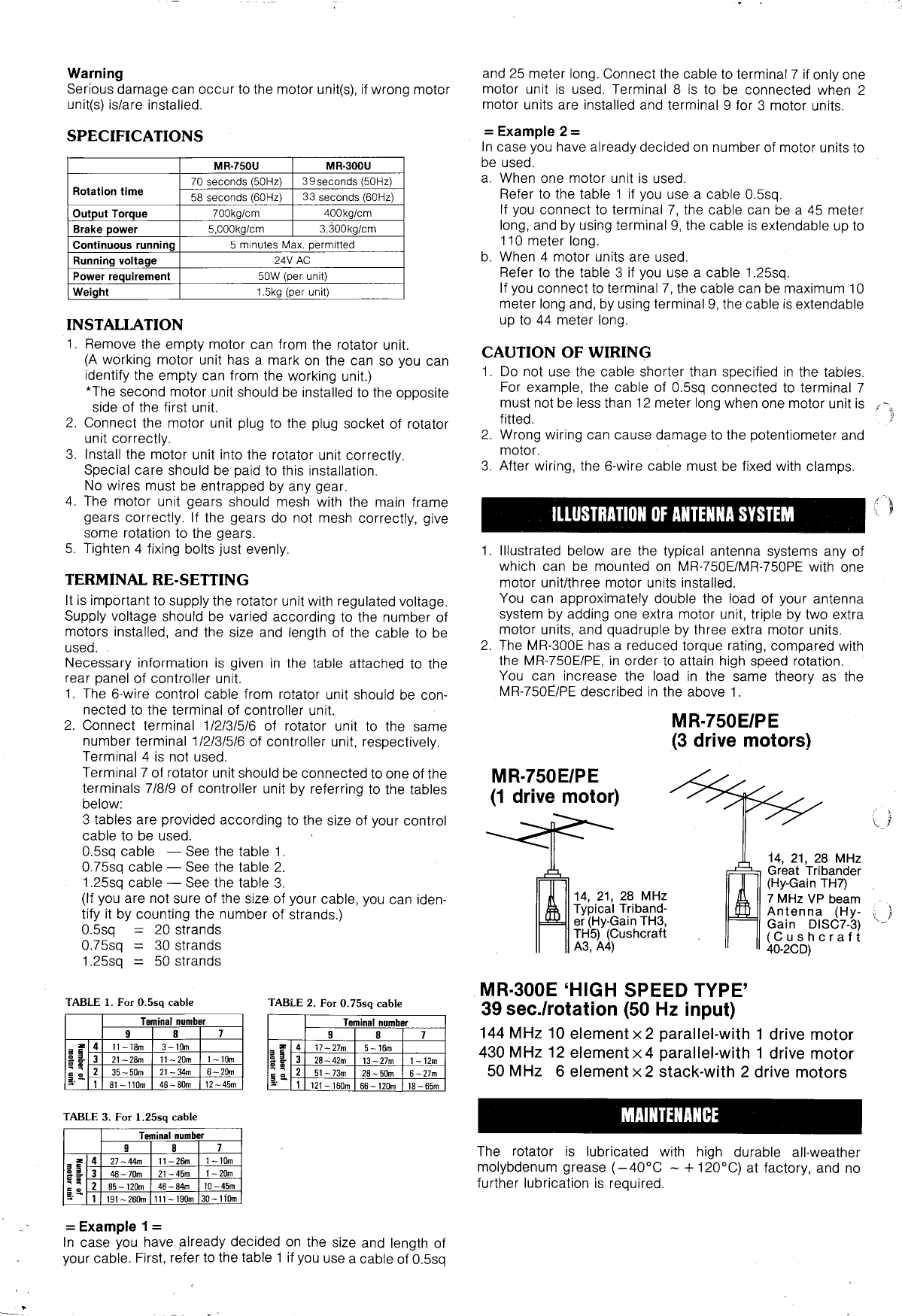 Page 4 of 6 - DAIWA--MR-750-ROTATOR-Manual