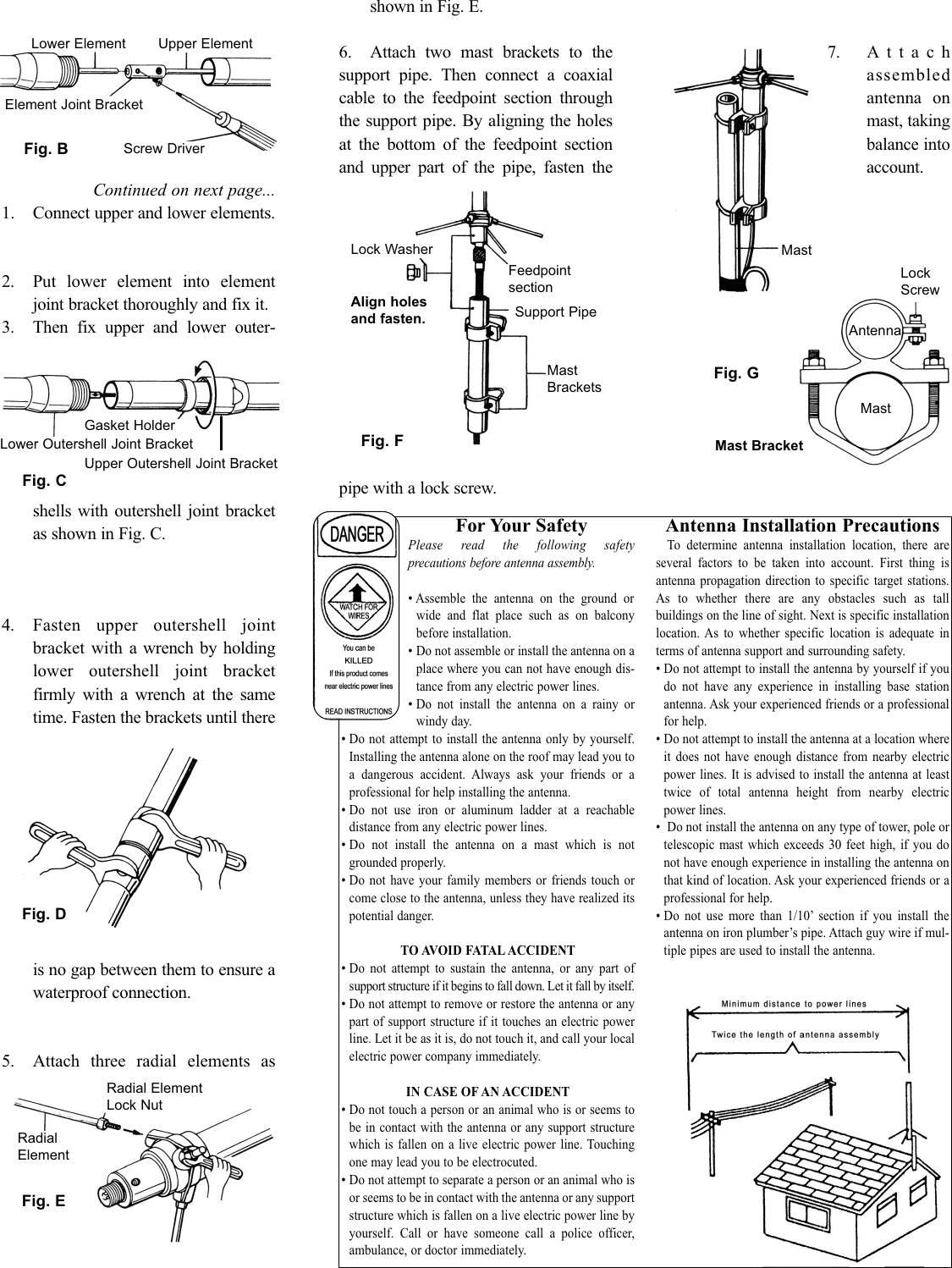 Page 2 of 2 - X300A Instructions.qxp DIAMOND--X-300-Antenna