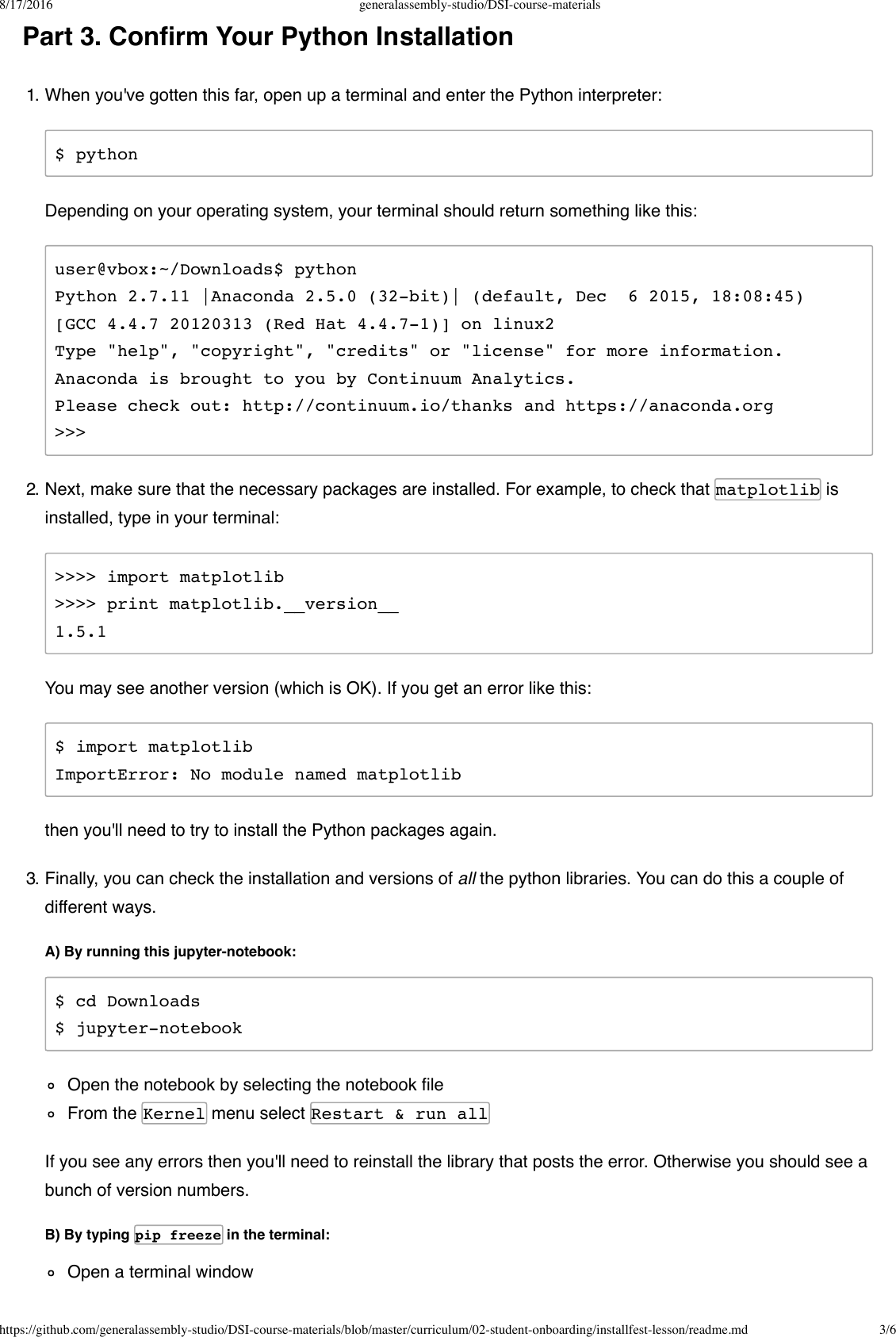 Page 3 of 6 - DSI Installfest Guide