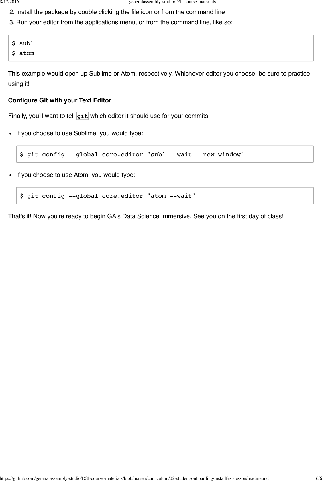Page 6 of 6 - DSI Installfest Guide