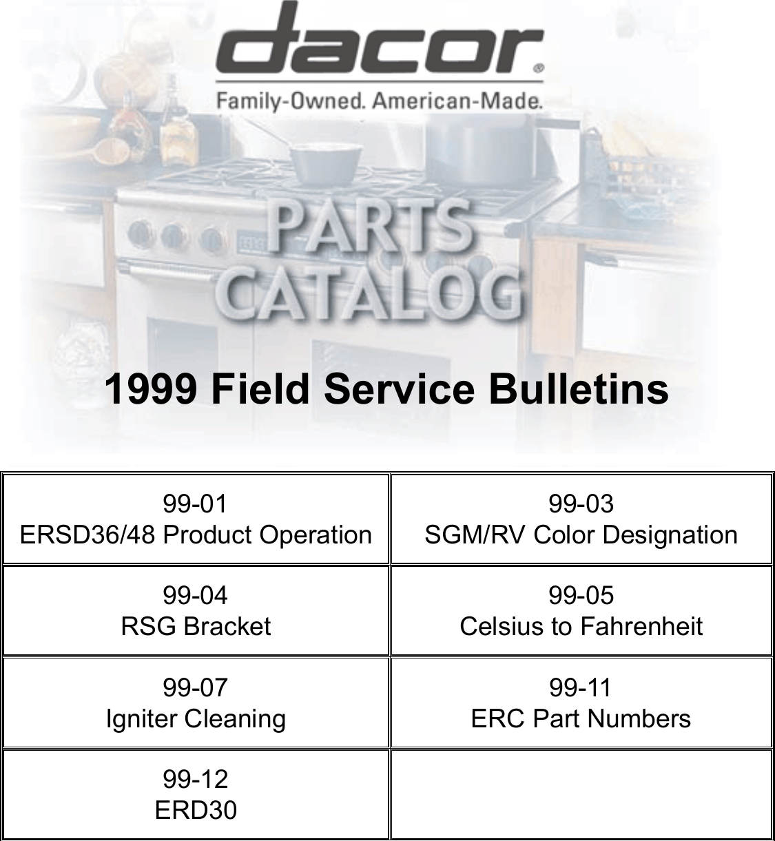 Page 1 of 8 - Dacor Epicure Ranges ERSD36