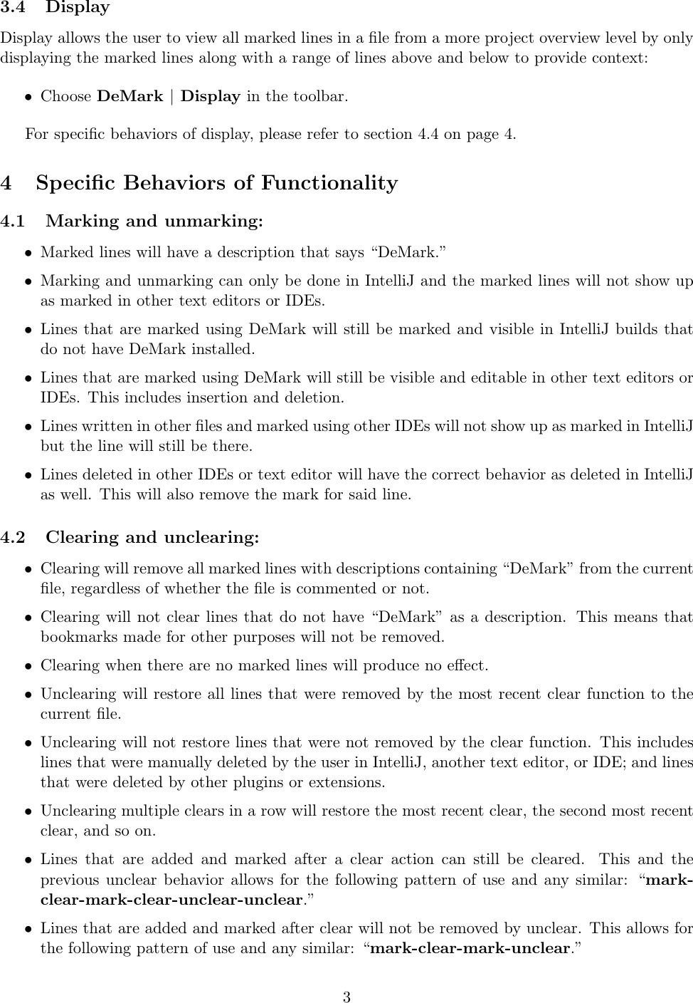 Page 3 of 5 - De Mark User Manual