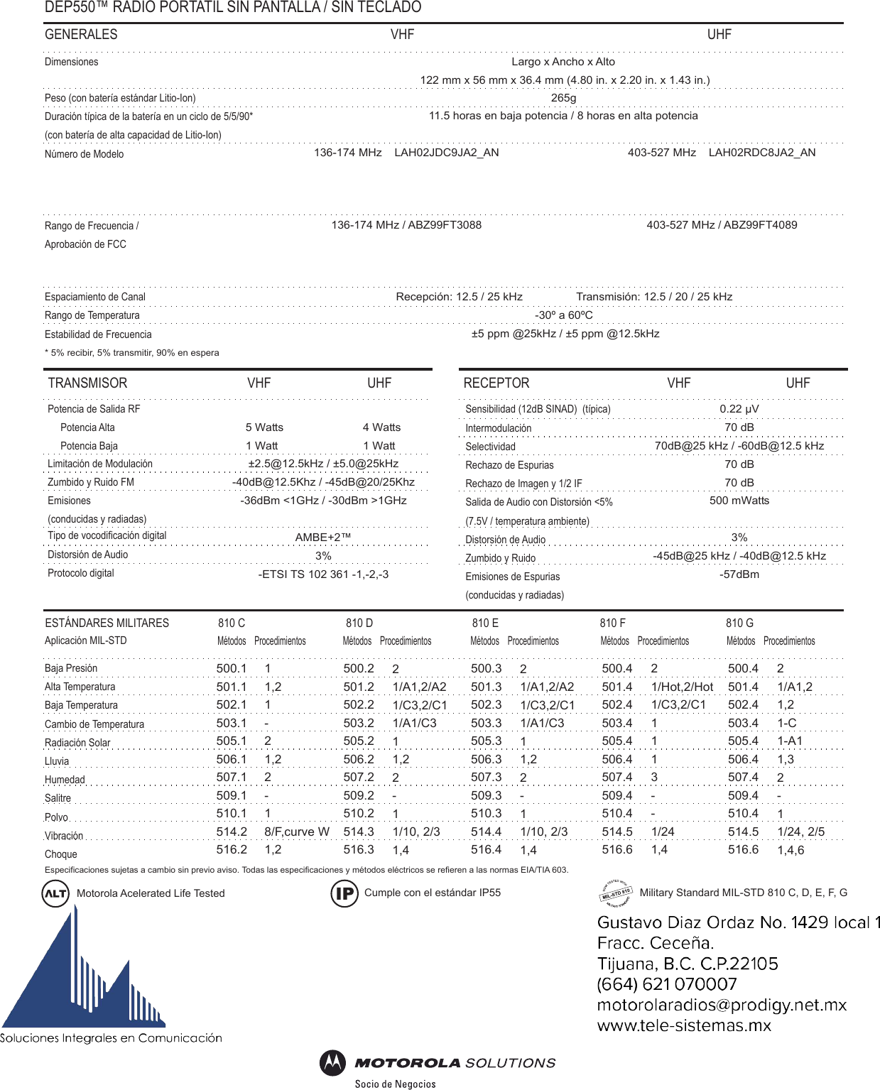 Page 4 of 4 - DEP550  Dep550e