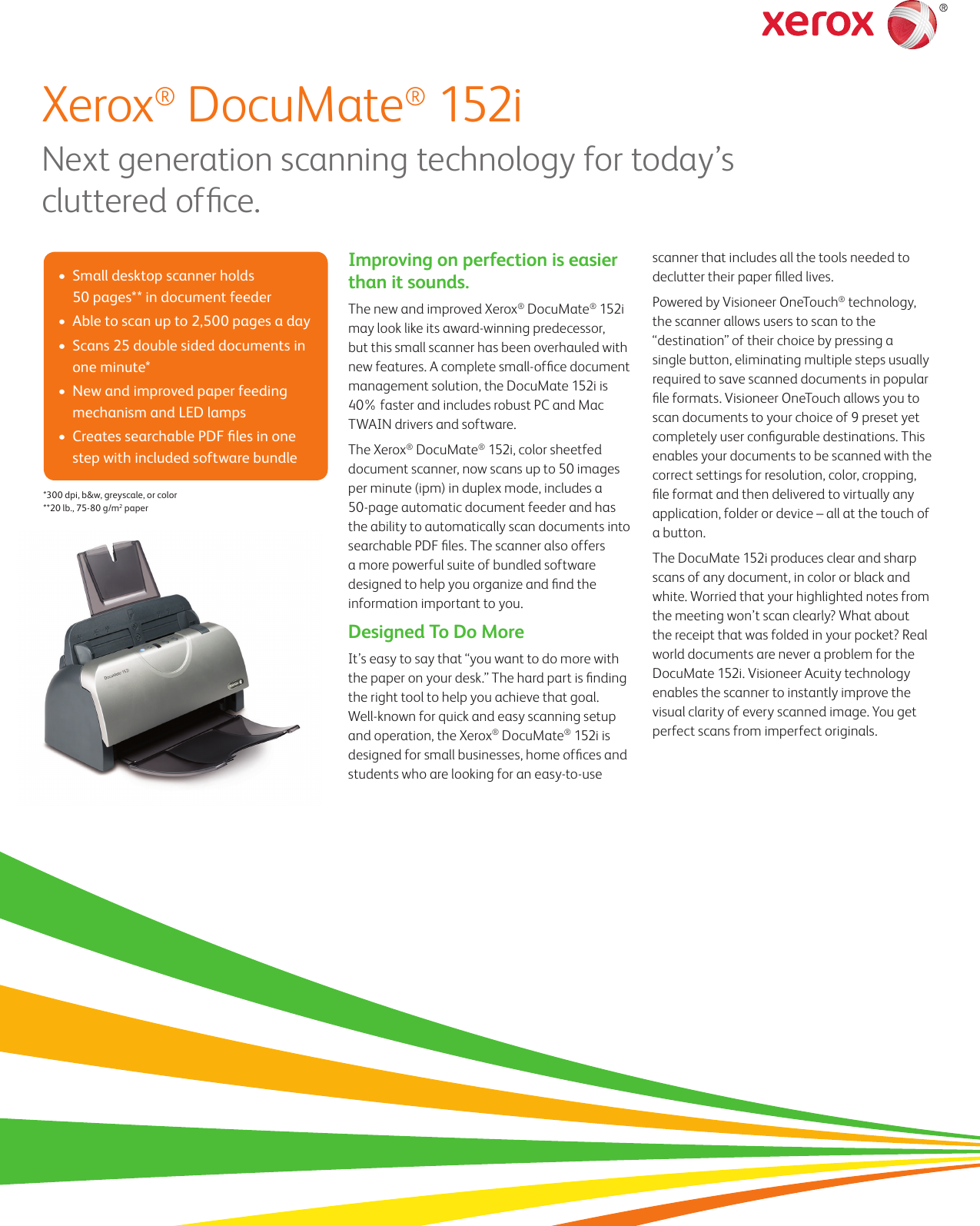 Page 1 of 2 - Documate152I User Manual