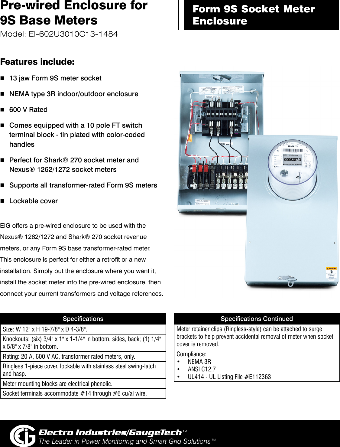 Page 1 of 2 - E159722-Pre-Wired-Enclosure-for-9S-Base-Meters-brochure-010417 V1 01-web
