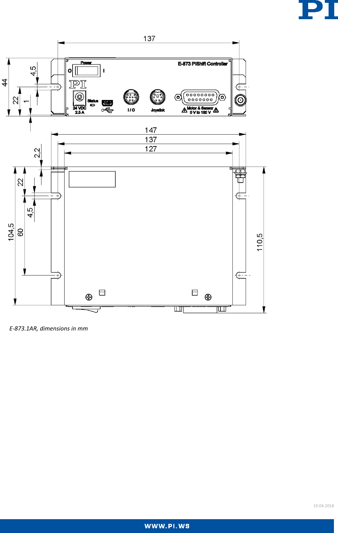 Page 4 of 5 - E-873 Datasheet  E-873-Datasheet