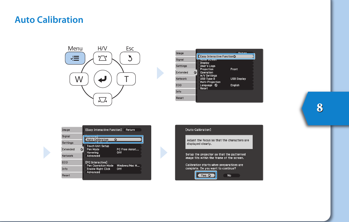 Page 9 of 12 - EPSON EB-695Wi/EB-685Wi/EB-680Wi/EB-675Wi Quick Start Guide EB-6xx_QSGi EB-6xx QSGi