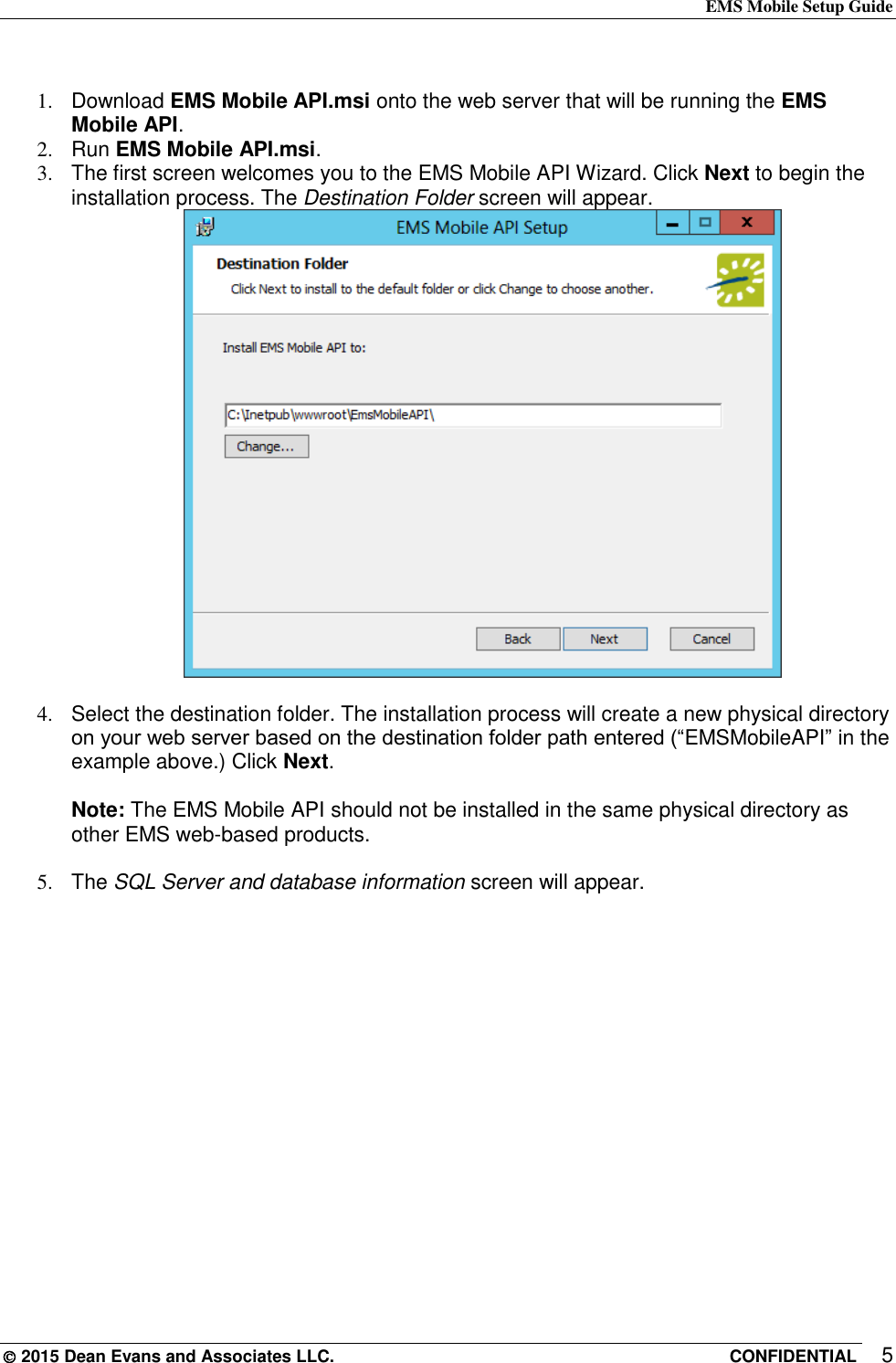 Page 5 of 11 - EMS Mobile Setup Guide