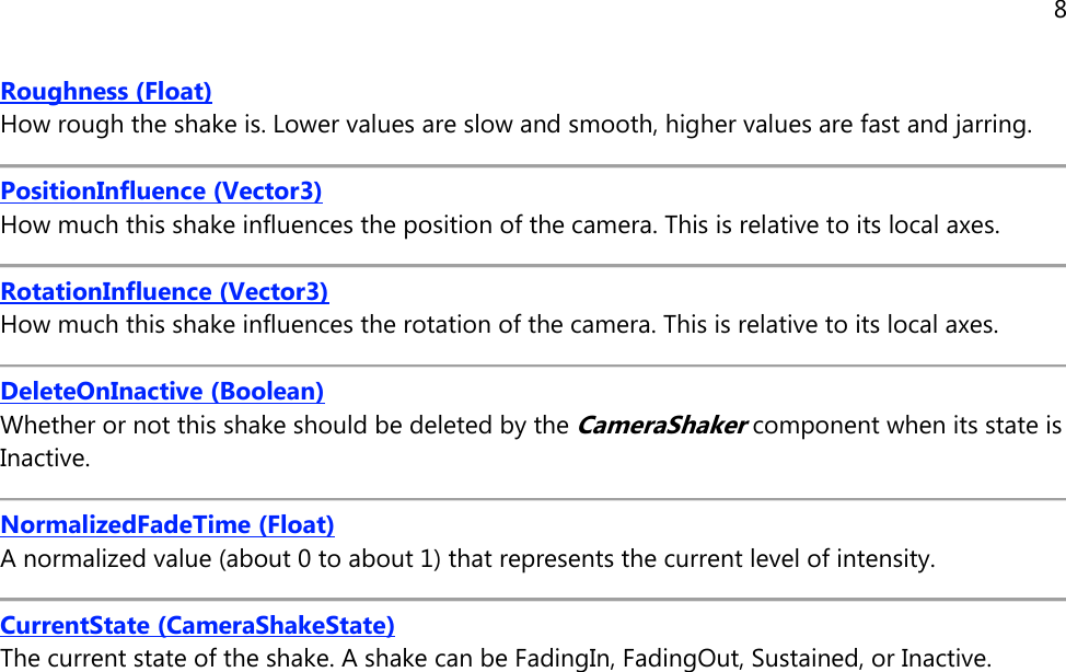 Page 8 of 8 - EZ Camera Shake Guide & Docs