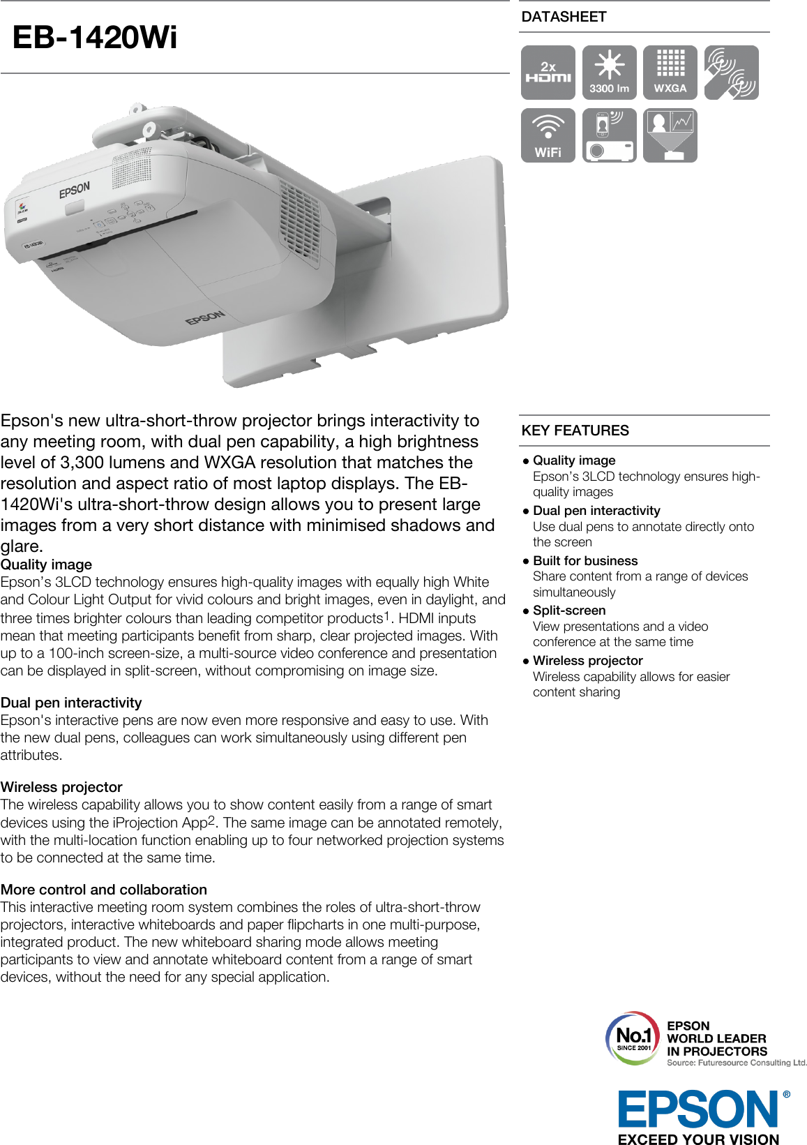 Page 1 of 2 - Eb1420Wi User Manual