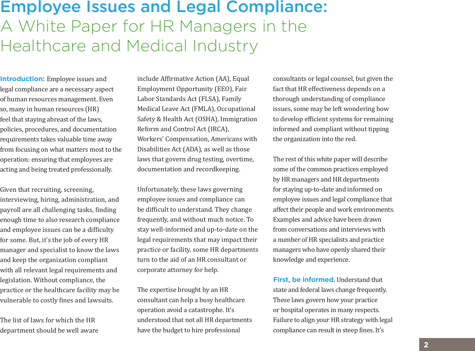 Page 2 of 6 - Employee-Issues-Legal-Compliance-Part-One