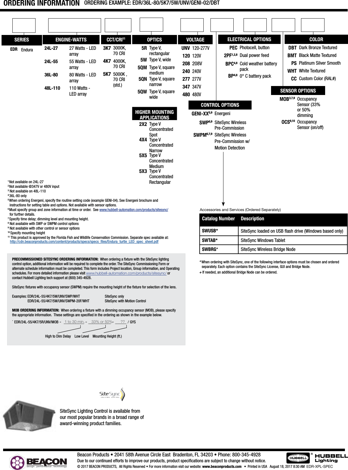 Page 2 of 4 - Endura Spec Sheet Xpl