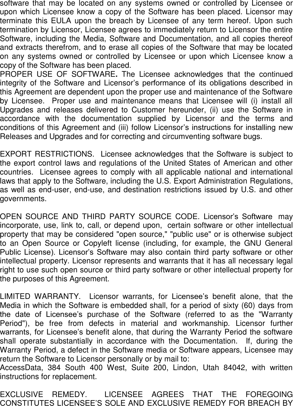 Page 4 of 7 - End User Agreement