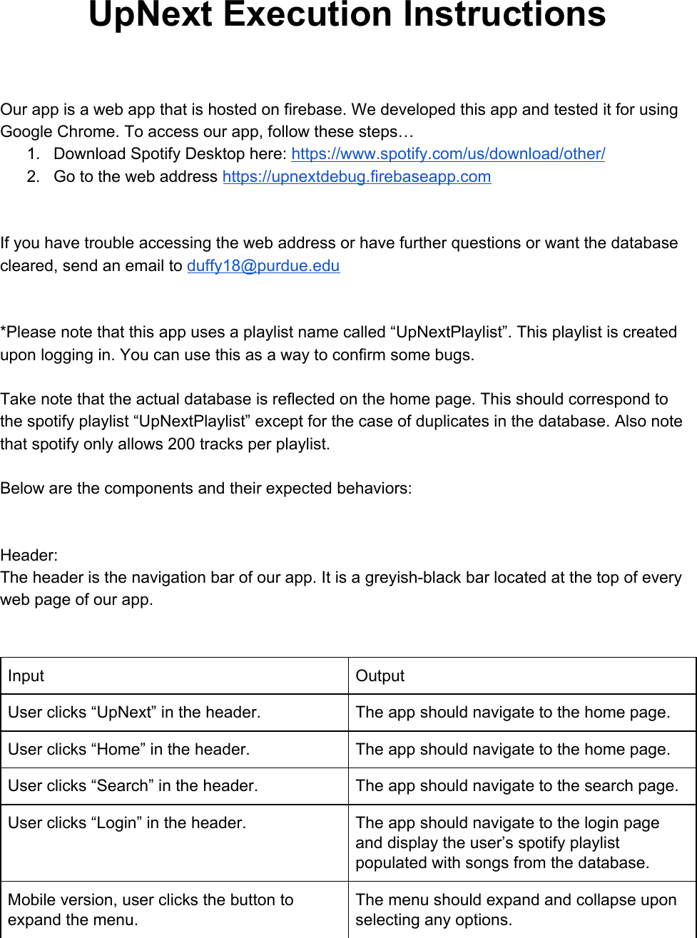 Page 1 of 3 - Execution Instructions