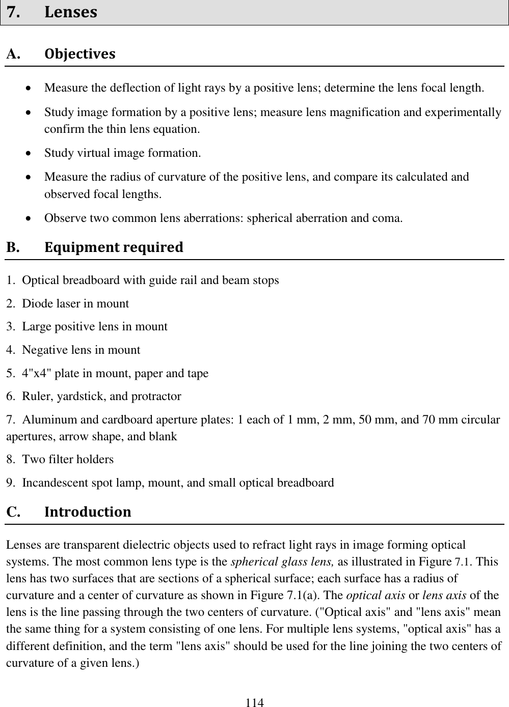 Page 1 of 12 - Experiment 7 Lab Manual Phys 115L Spring 2018