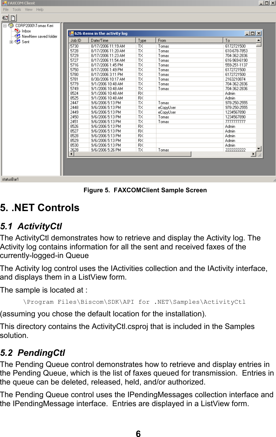Page 9 of 10 - FAXCOM FAXCOMLib Samples Guide