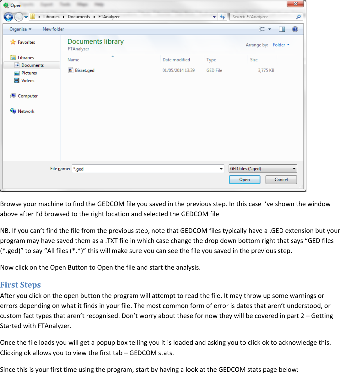 Page 4 of 6 - Family Tree Analyzer Guide Part 1 - Installation And Loading GEDCOM