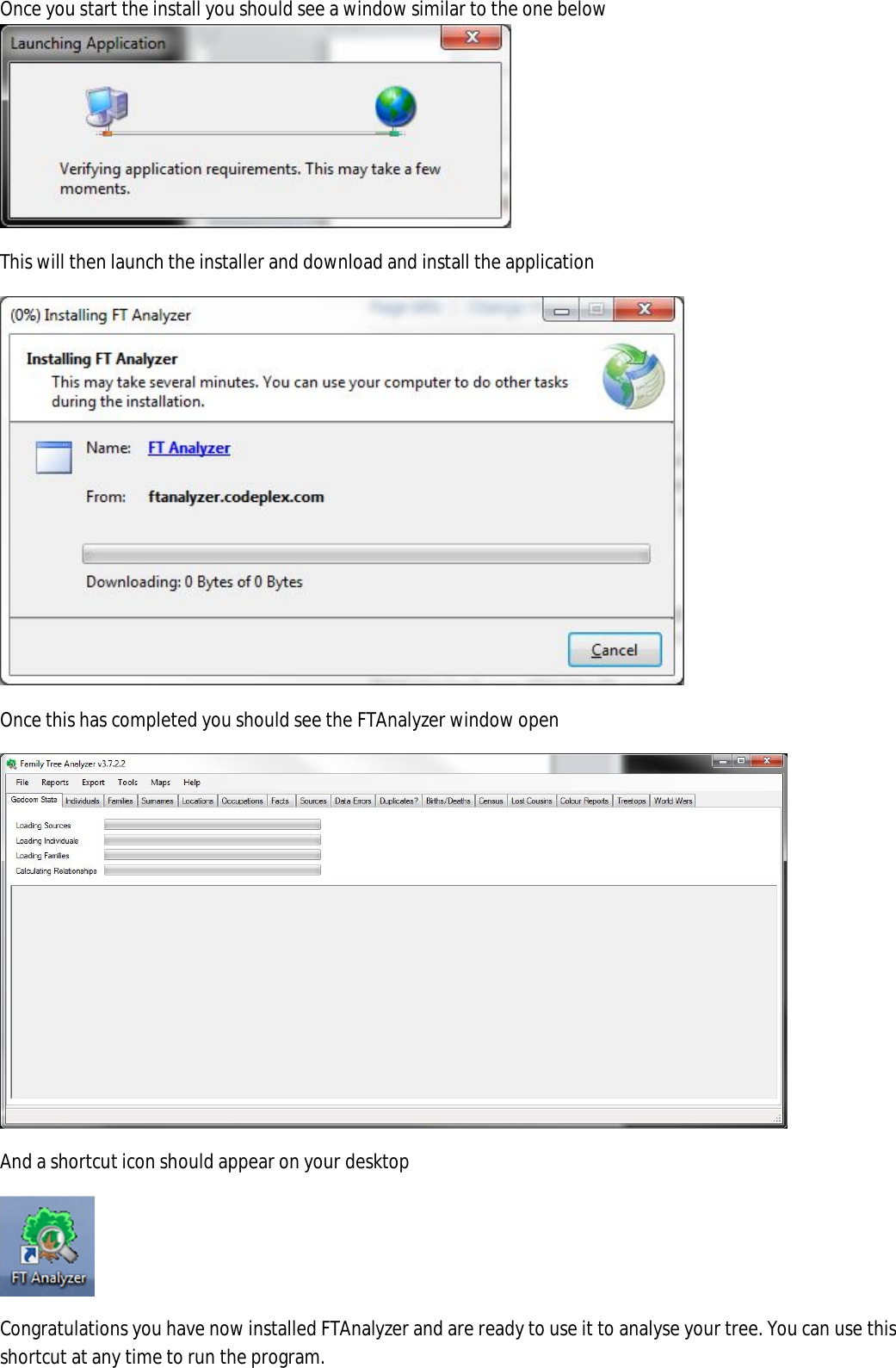 Page 2 of 6 - Family Tree Analyzer Guide Part 1 - Installation And Loading GEDCOMx GEDCOM